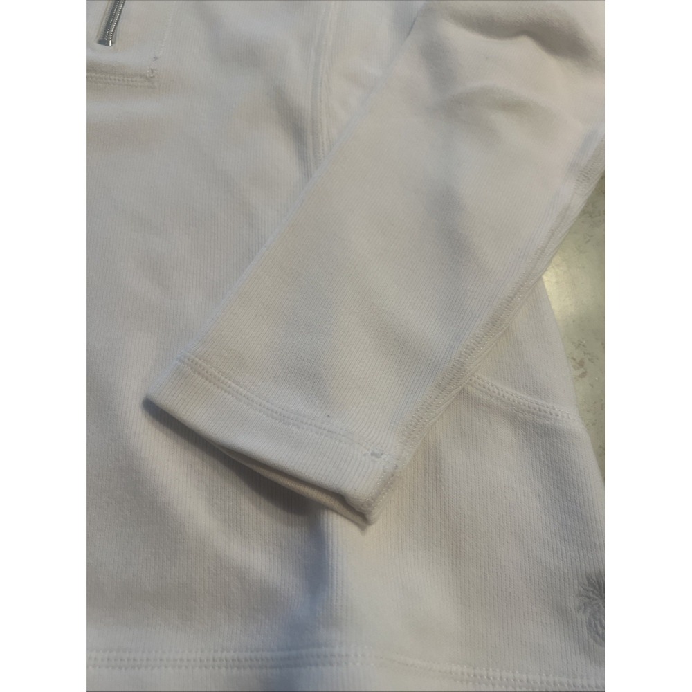 Tommy Bahama White Zip Up Sweater - Picture 5 of 7